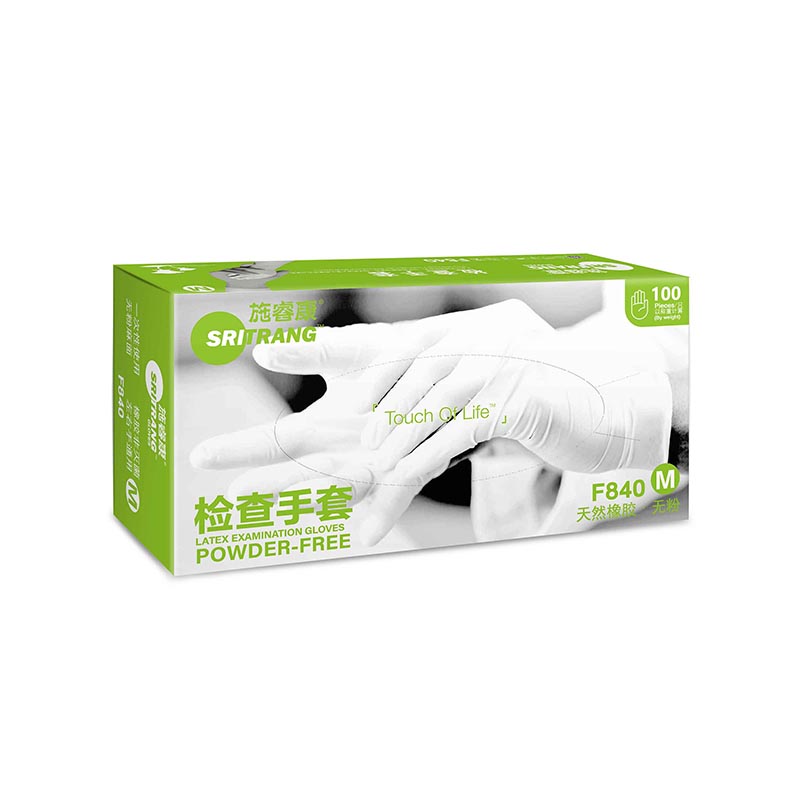施睿康F840天然乳膠檢查手套圖片