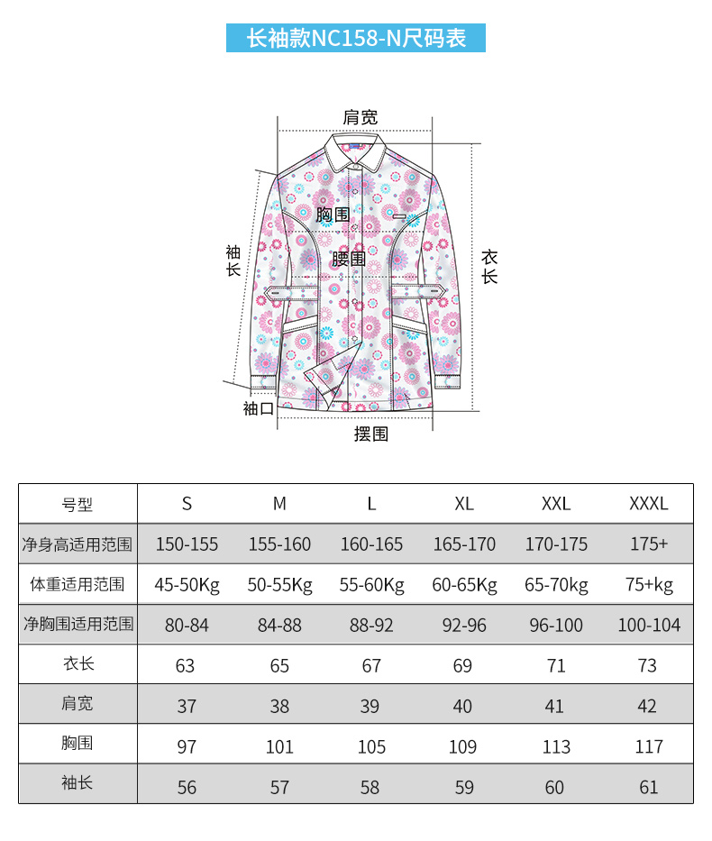 樂倍康NC158N芳香之旅護士服圖片4
