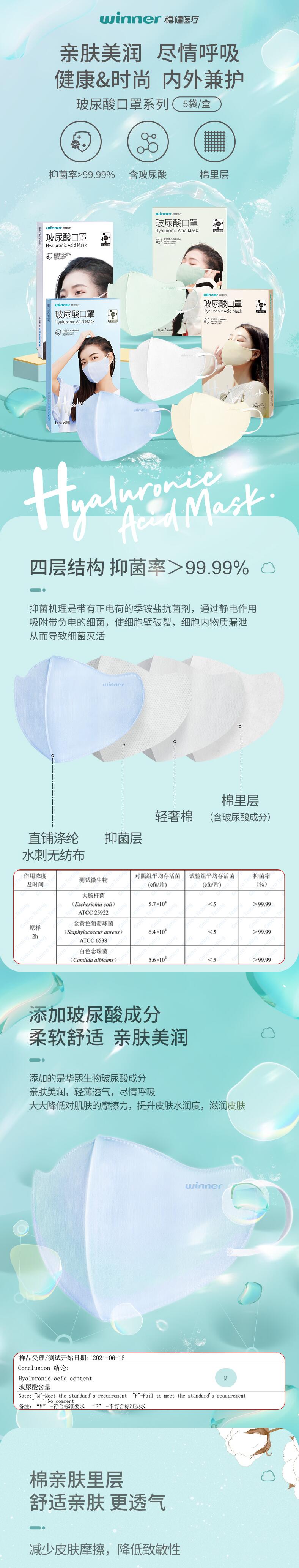 穩健604-008742玻尿酸口罩圖片1