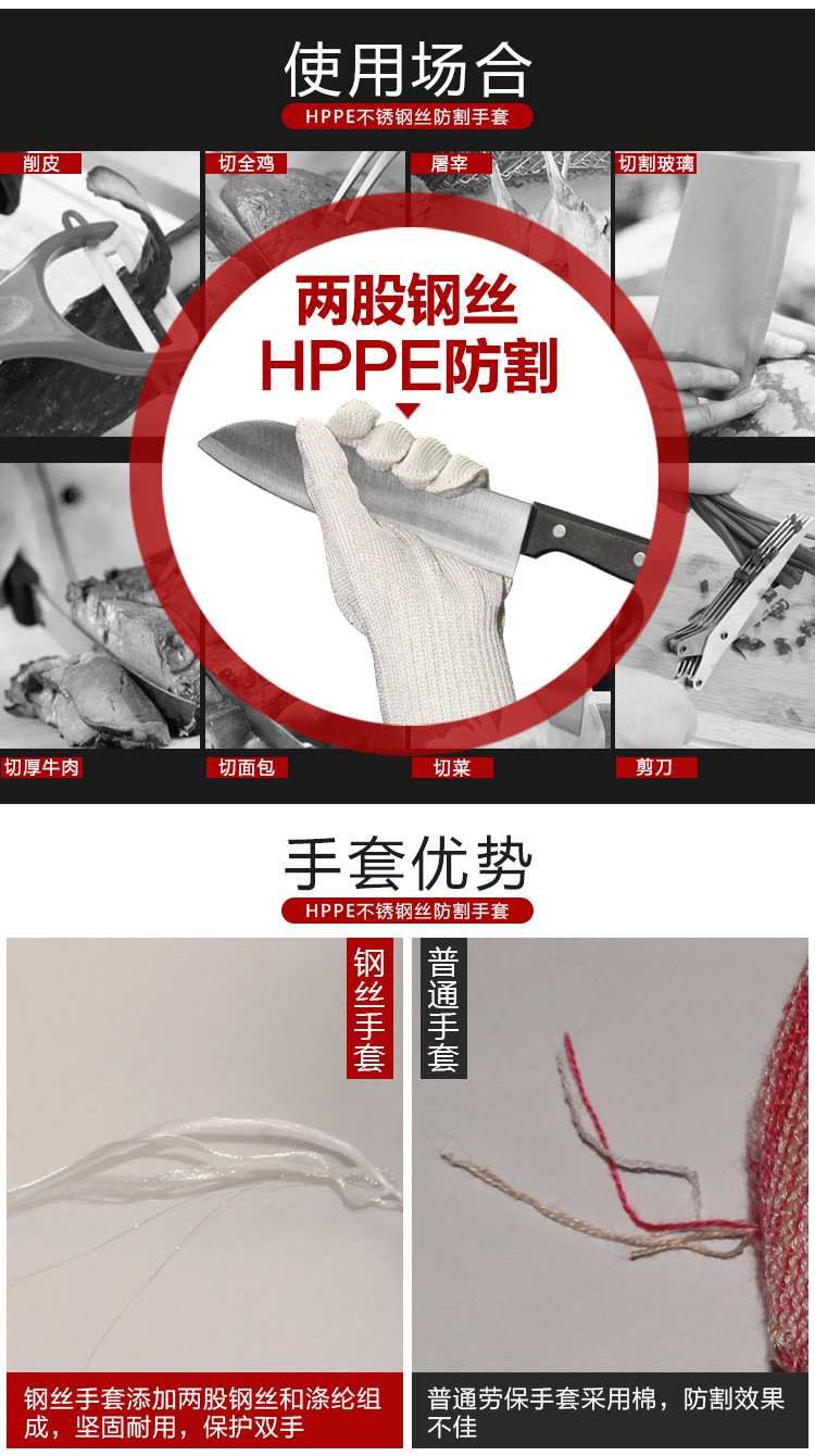 bestop倍護F5145鋼絲5級防割手套圖片1