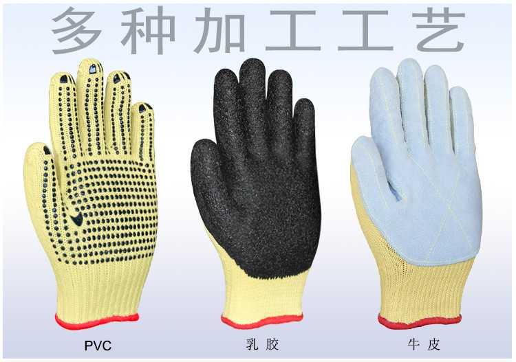 bestop倍護(hù)B5064芳綸貼皮4級(jí)防割手套圖片5