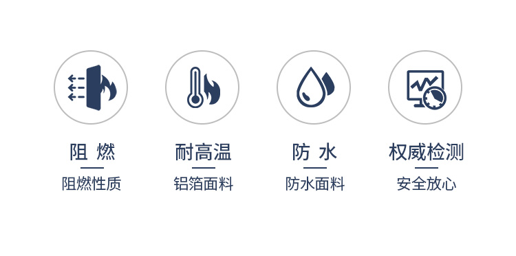 藍(lán)鷹AL29K芳綸鋁箔布大衣圖片8