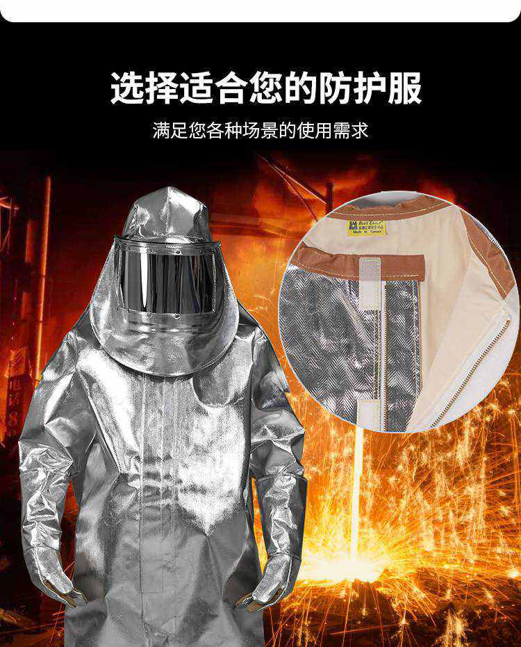 藍(lán)鷹AL29K芳綸鋁箔布大衣圖片9