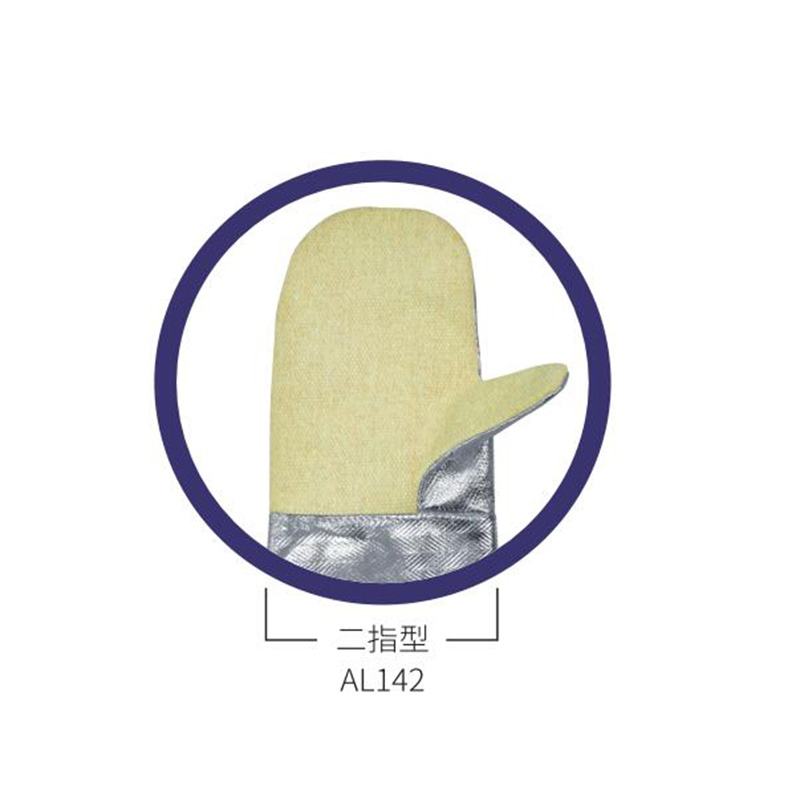 藍(lán)鷹AL142二指型鋁箔耐高溫手套圖片