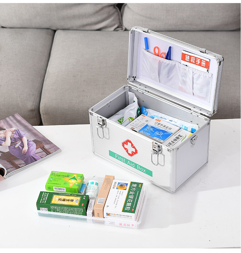 定和DH8105鋁合金急救箱手提大容量應急箱15
