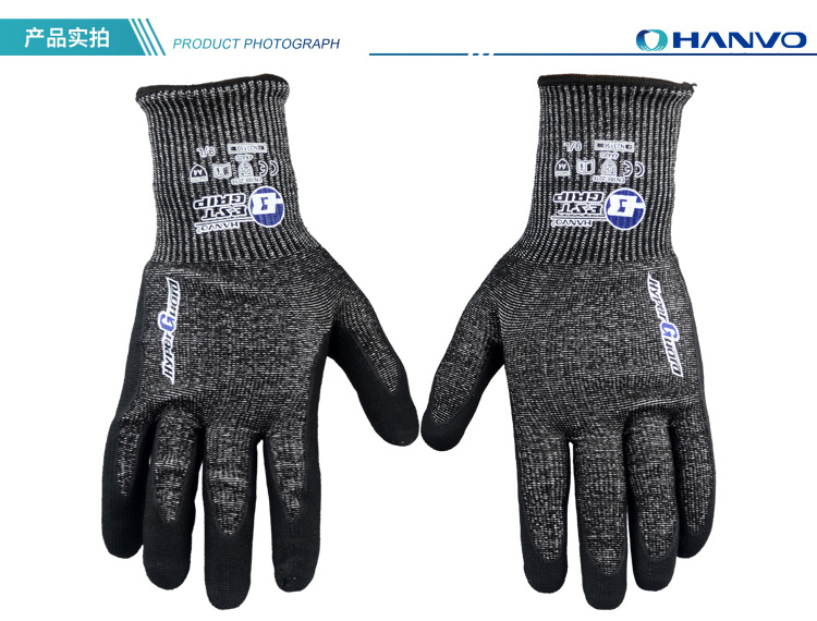 恒輝NJ3150耐磨5級加鋼絲防割手套圖片3
