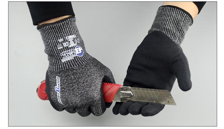 恒輝NJ3150耐磨5級加鋼絲防割手套圖片8