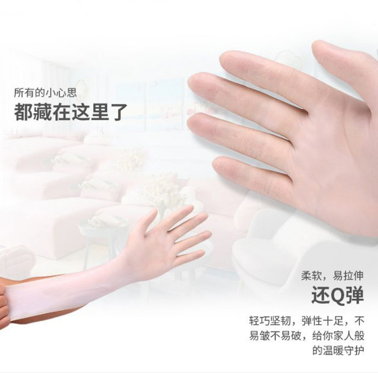 施睿康F890一次性無粉非滅菌橡膠檢查手套圖片8