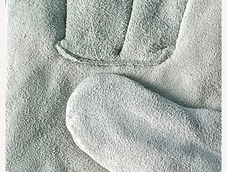 威仕盾G-1649L牛二層皮雙層電焊手套圖片4