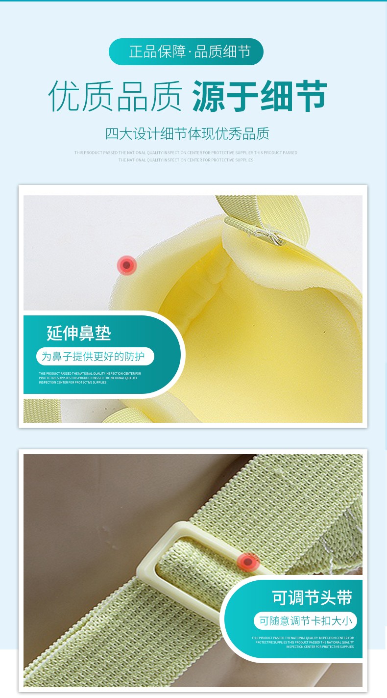 藍星SFN-BG頭戴式KN90活性碳防塵口罩4