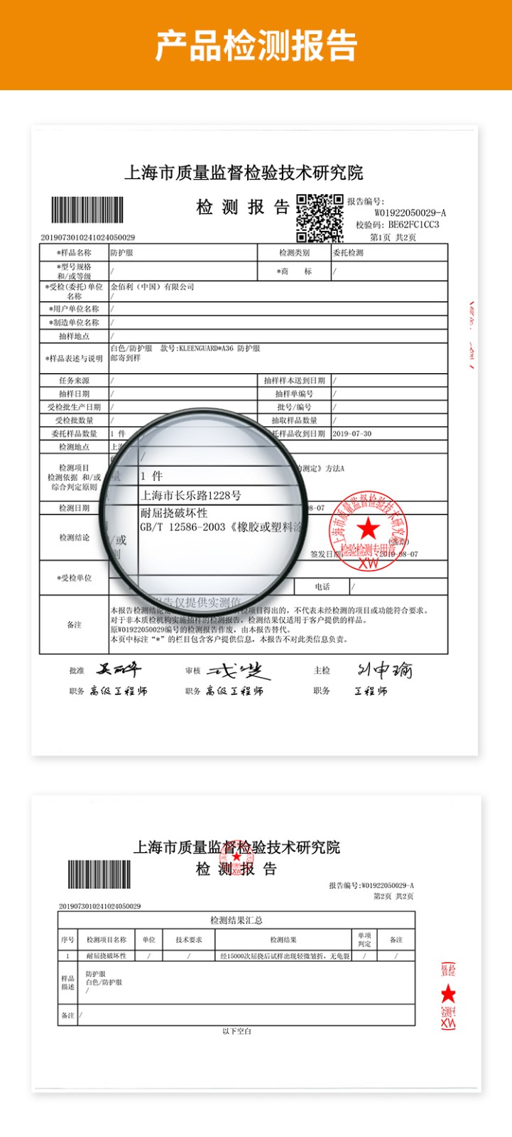 金佰利98801 KLEENGUARD A36白色連體防護(hù)服M圖片5