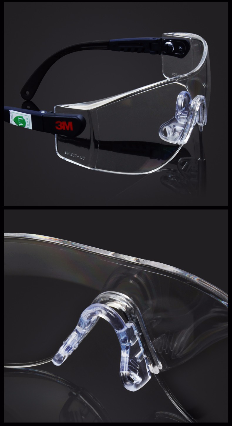 3M10196防霧防沖擊防護眼鏡圖片10