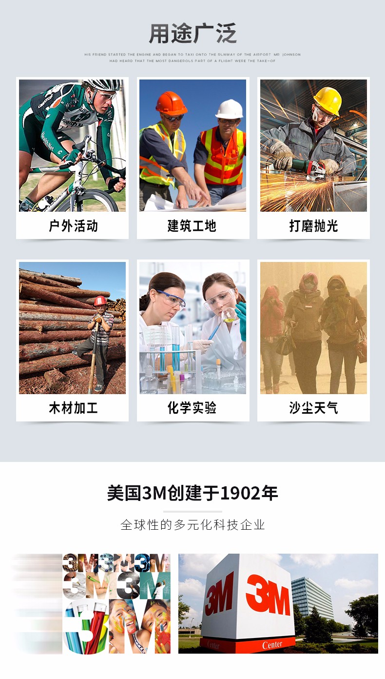 3M10196防霧防沖擊防護眼鏡圖片11