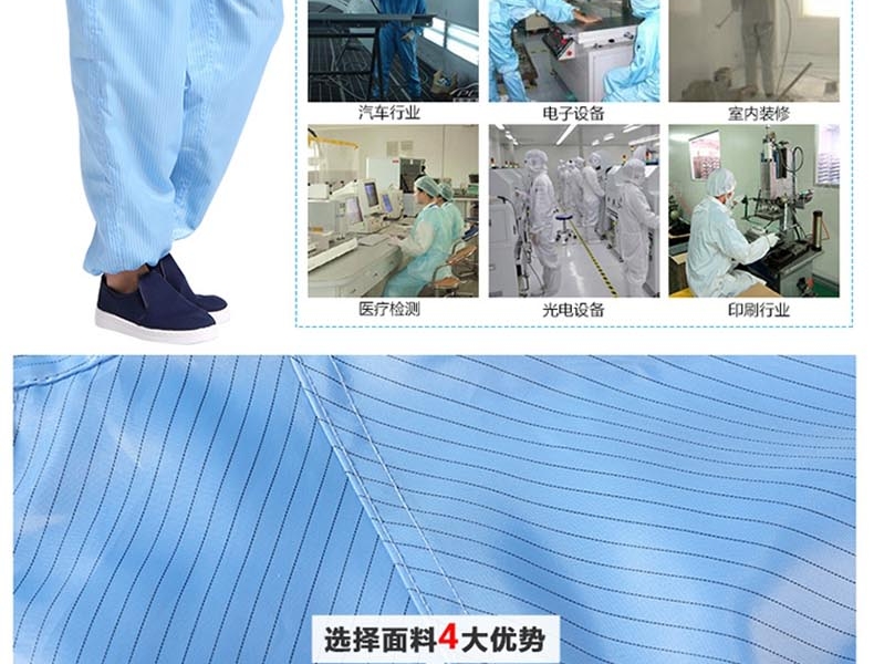 星工XGJ-2分體防靜電服圖片4