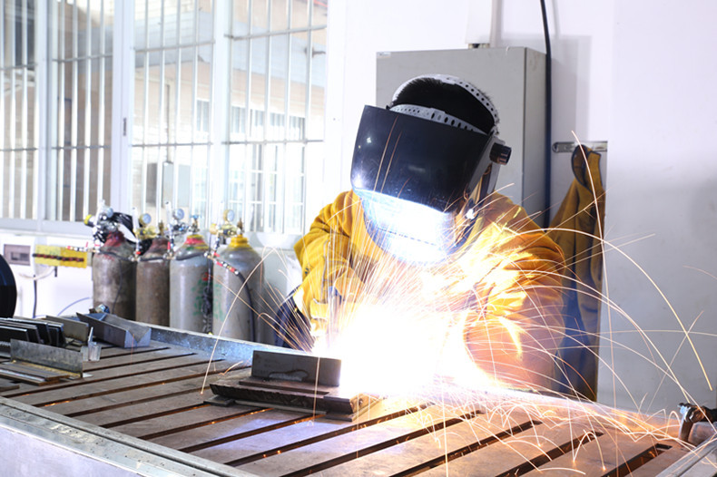 友盟AP-1102防火隔熱牛青皮電焊手套圖片1