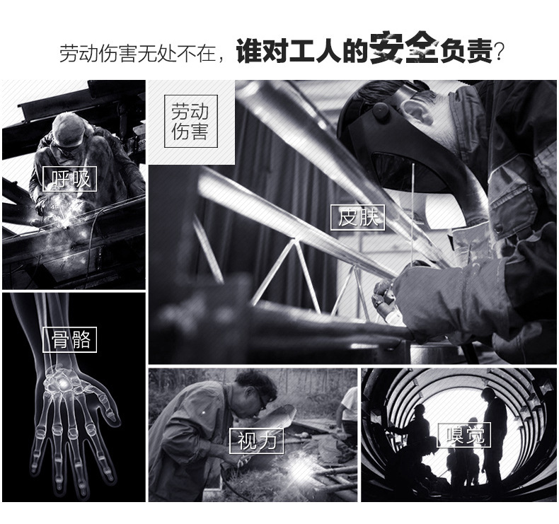 友盟AP-1102防火隔熱牛青皮電焊手套圖片3