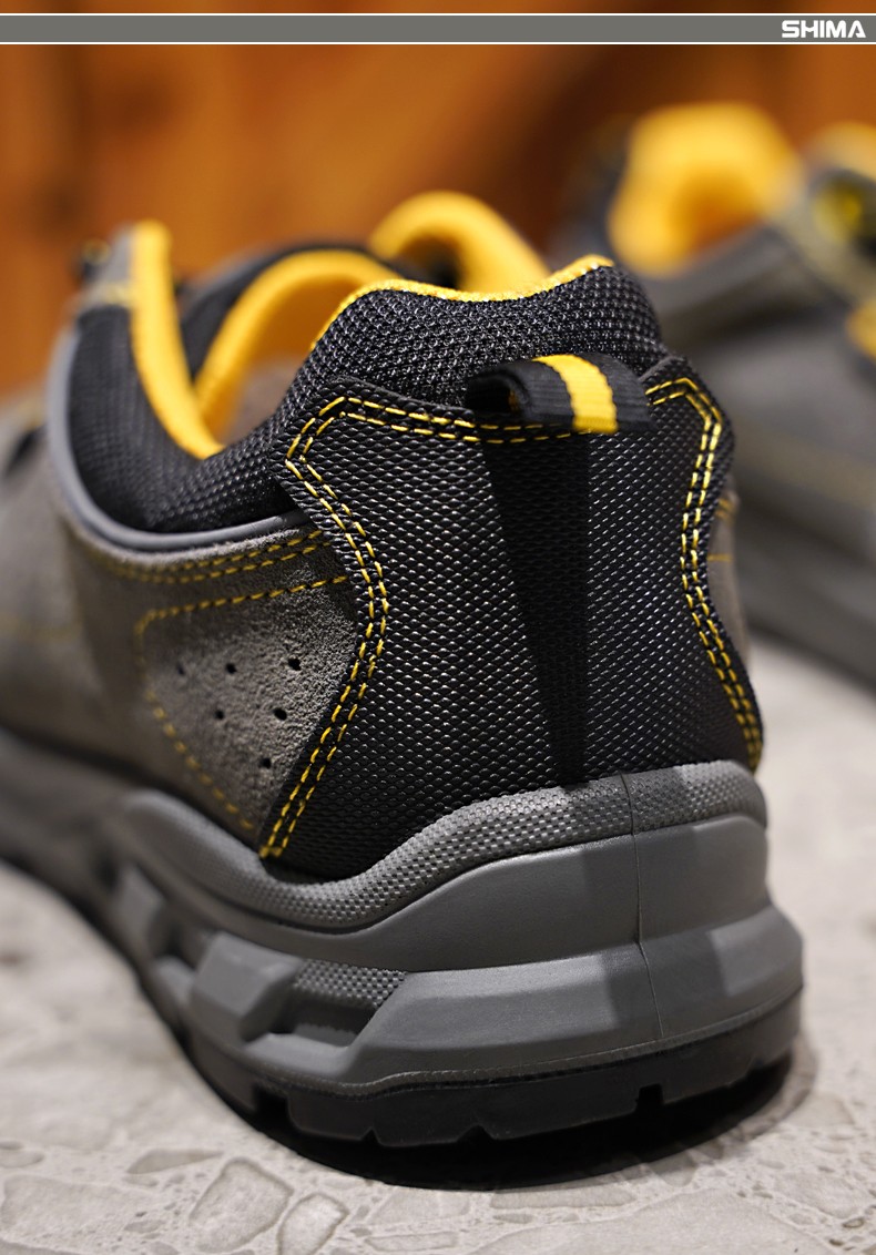 SHIMA希瑪D16002-1防砸防滑耐磨絨面牛皮安全勞保鞋圖片13