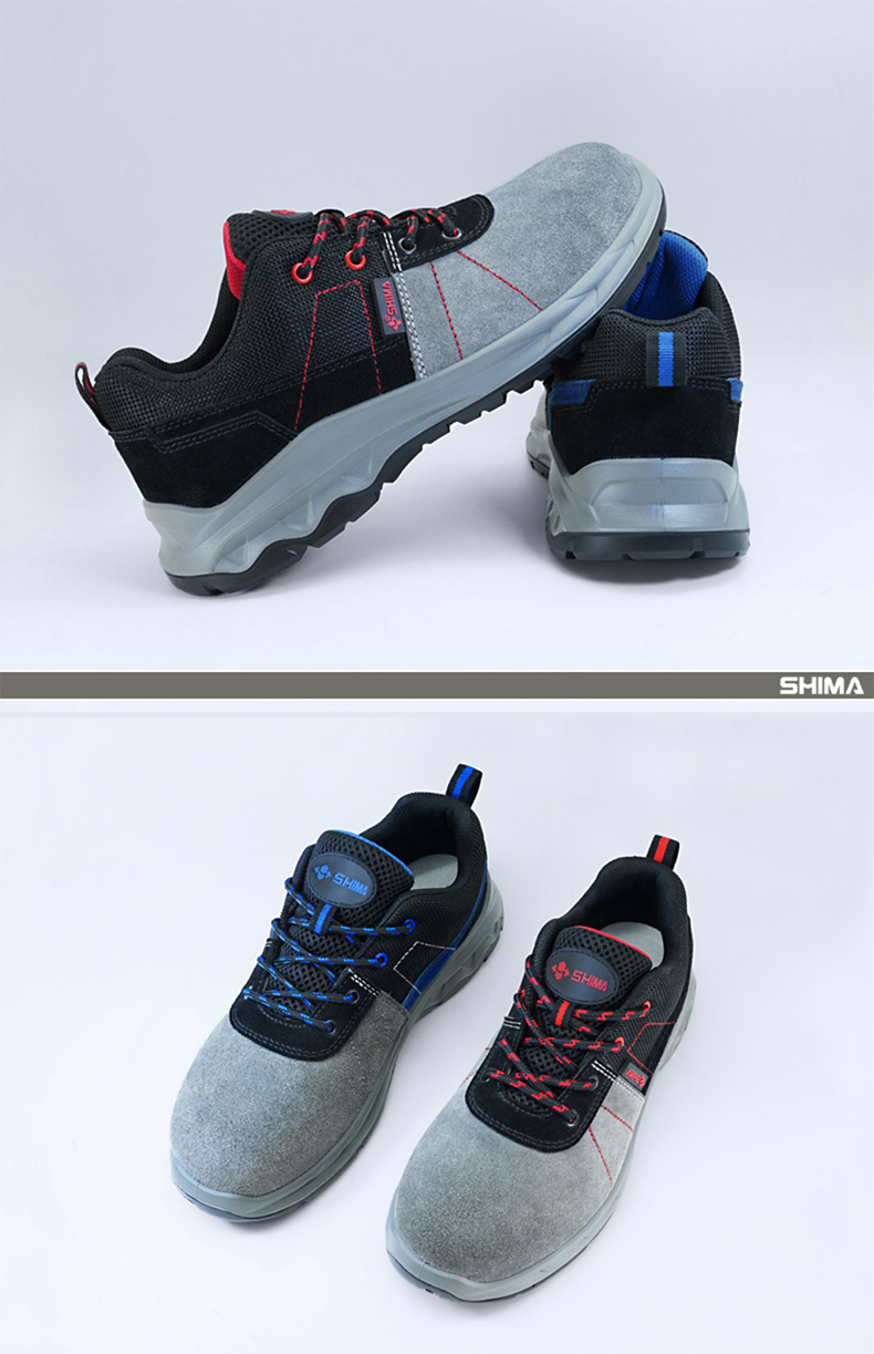SHIMA希瑪DB6218低幫透氣防砸防滑焊工安全勞保鞋圖片8