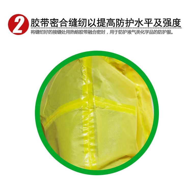 雷克蘭CT1S428凱麥斯1帶帽連體防化服圖片5