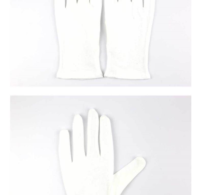 漢盾HD-GP5503滌棉白色禮儀勞保手套9