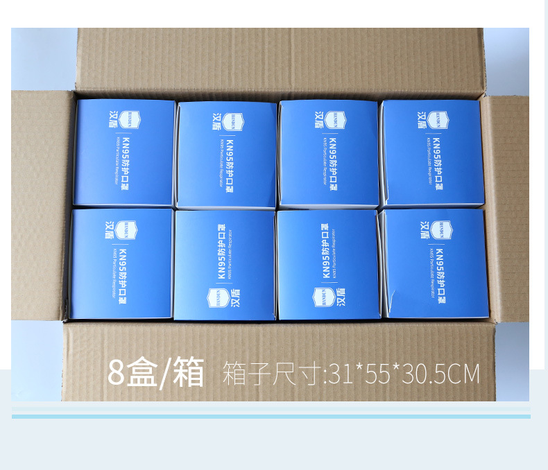 漢盾HD9542 KN95頭戴式折疊活性炭防塵口罩9