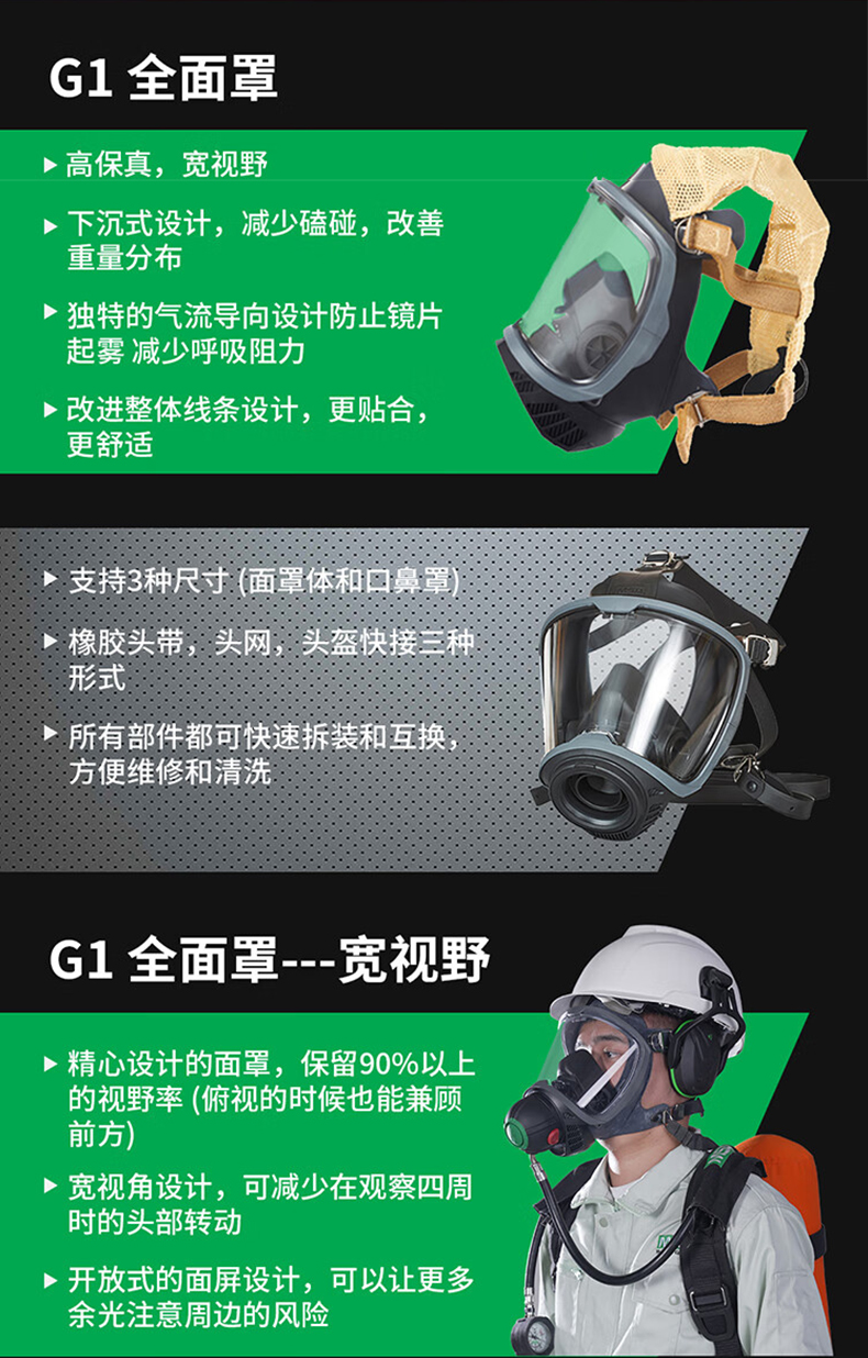 MSA梅思安10235805正壓式空氣呼吸器9L無表瓶閥AX2300 2