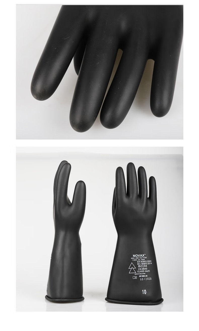 Live-EO-ARC-BLK-S360 NOVAX乳膠防電弧絕緣手套15