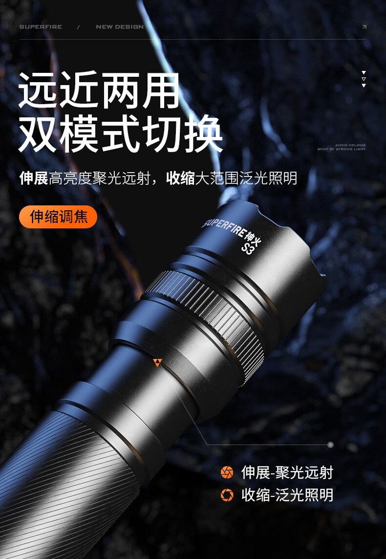 神火S3超亮遠(yuǎn)射變焦迷你手電筒8.jpg