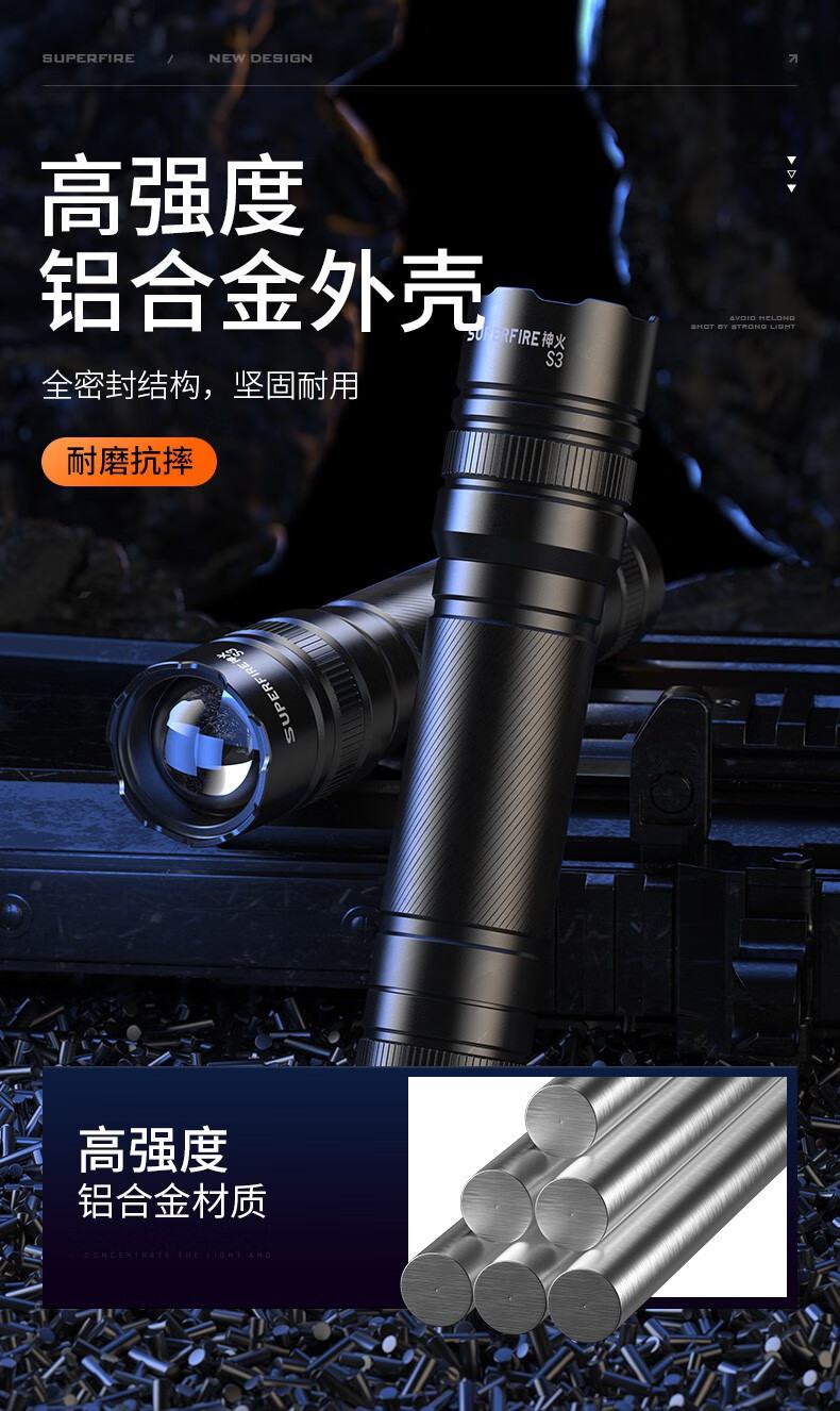 神火S3超亮遠(yuǎn)射變焦迷你手電筒12.jpg