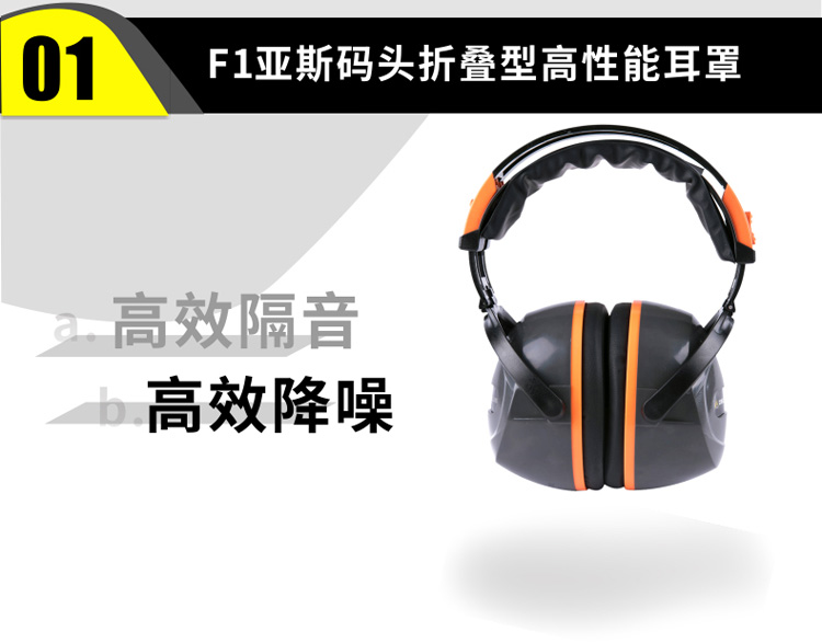 代爾塔103115 INTERLAGOS FO頭戴式防噪音耳罩2