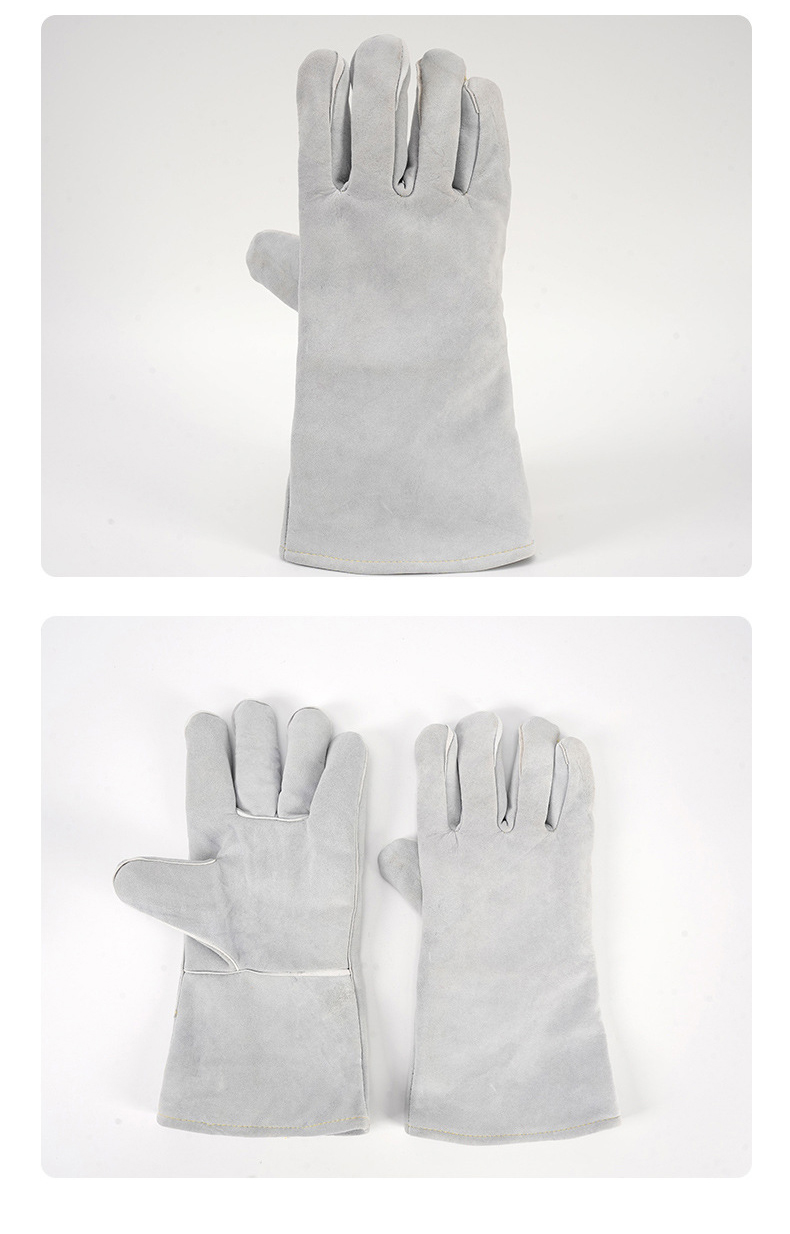 定和DH6108焊工加厚雙層全皮電焊手套12