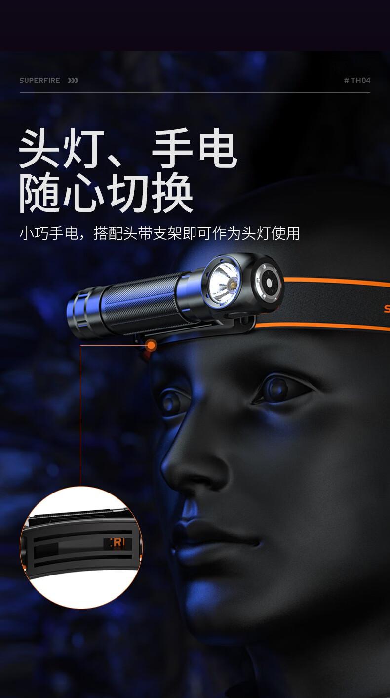 神火TH04強光高亮尾部強磁L型頭燈手電3.jpg