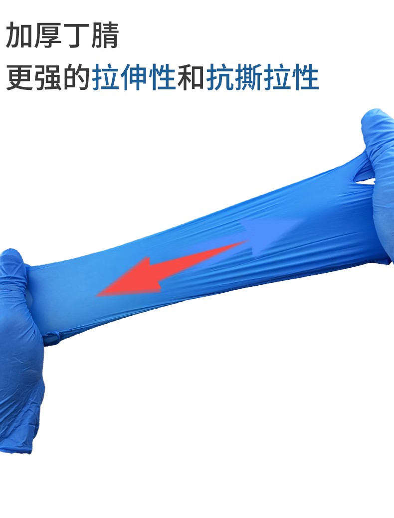 STANLEY史丹利ST5820藍色耐用性一次性丁腈手套3