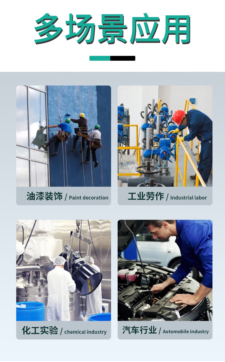 STANLEY史丹利ST5822綠色食品級一次性丁腈防化手套9