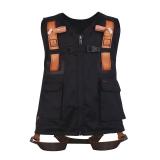 代爾塔501015熒光馬甲式雙掛點安全帶 代爾塔501015熒光馬甲式雙掛點安全帶