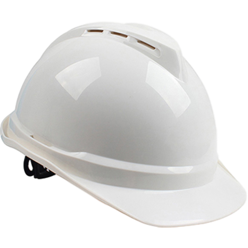 梅思安10155944白色豪華型無孔PE安全帽