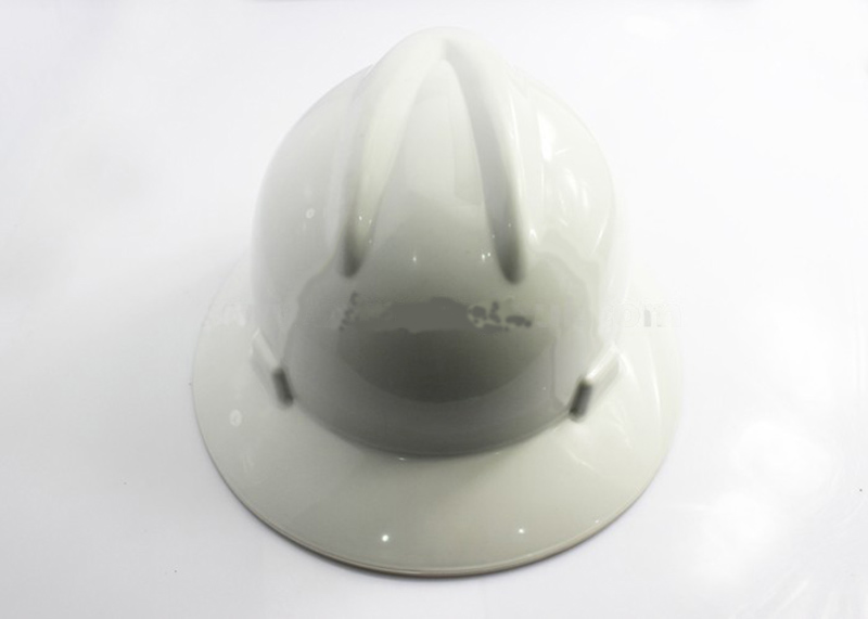 梅思安475369白色大沿PE安全帽 