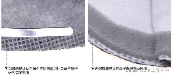 3M9042口罩鋁條設(shè)計(jì),口罩內(nèi)側(cè)海綿設(shè)計(jì)