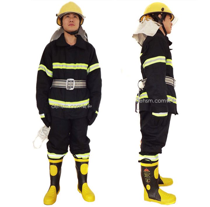 DH-02消防服套裝正反面圖片