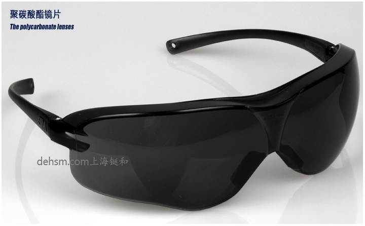 3M10435灰色防霧防護眼鏡-側面