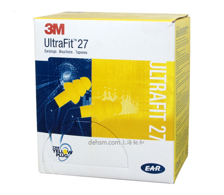 3M340-8002硅膠帶線防噪音耳塞包裝盒圖