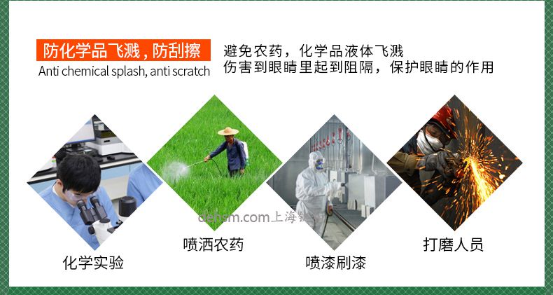 雷克蘭G1510護(hù)目鏡防化學(xué)品飛濺,防刮擦