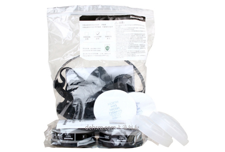 霍尼韋爾(諾斯)550030S低維護半面罩袋裝圖