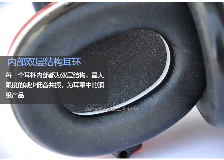 3M X3P3掛安全帽式防噪音耳罩內部雙層結構耳環(huán)