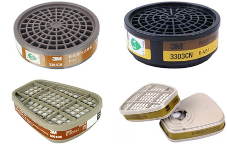 能防苯的3M濾毒盒型號圖片展示