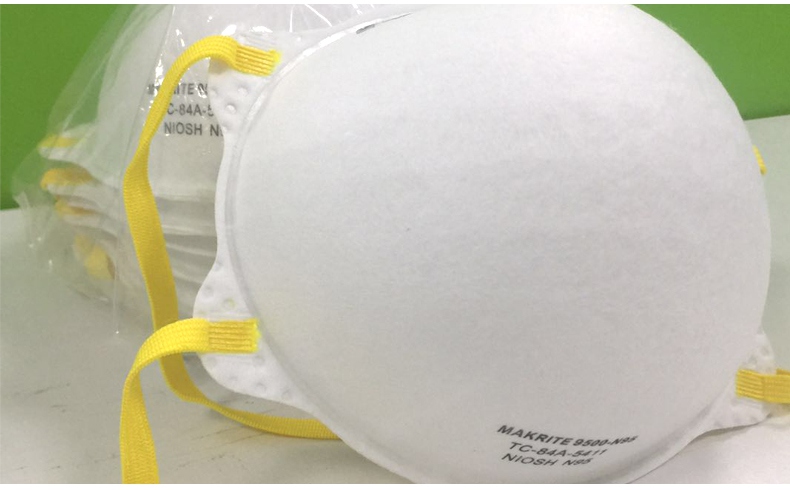 Makrite麥特瑞9500-N95防塵口罩側面頭帶