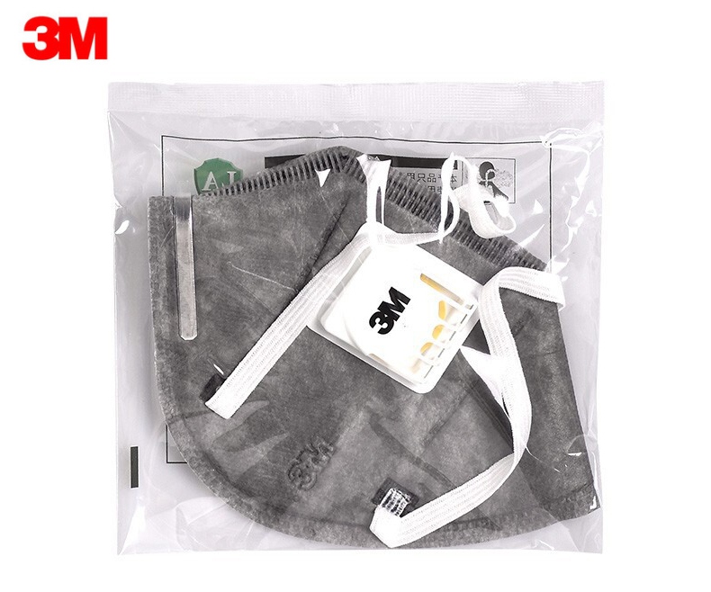 3M9542V活性炭KN95防毒口罩圖片-獨立裝