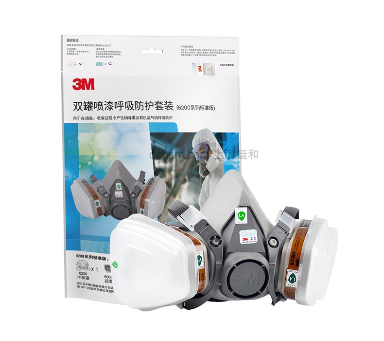 3M620E雙罐防毒面具套裝圖片-包裝圖