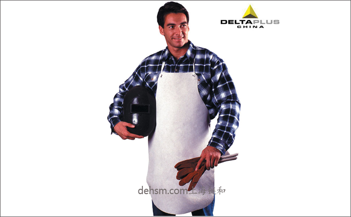 代爾塔405015焊工牛皮圍裙圖片
