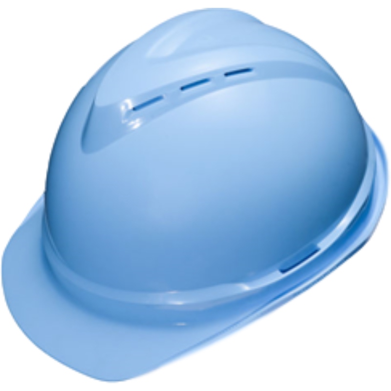 梅思安10146616湖藍(lán)色豪華PE安全帽圖1